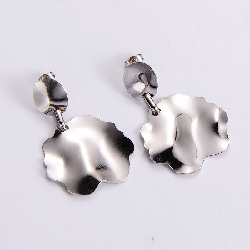 Wholesale Earrings Stainless Steel Flower Cluster OLY-ES-AIMILUO001
